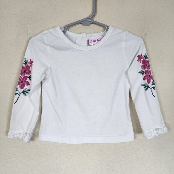 Little Lass Other - 2T - Baby & Toddler Clothes - Floral Long Sleeve Top